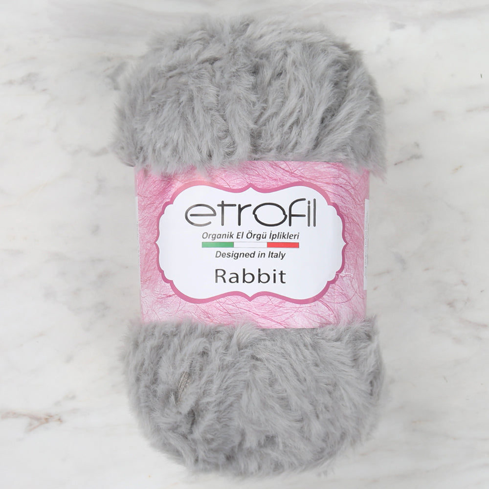 Etrofil Rabbit Gri El Örgü İpliği - 79128